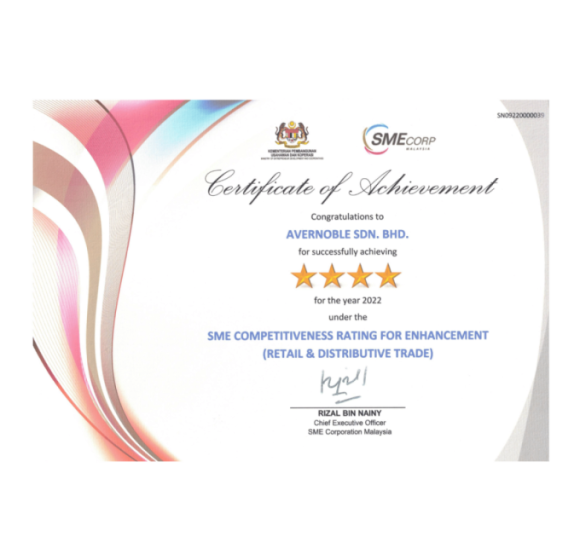 4 Star Score (SME Competitiveness Rating For Enhancement) SME Corporation Malaysia, 2022