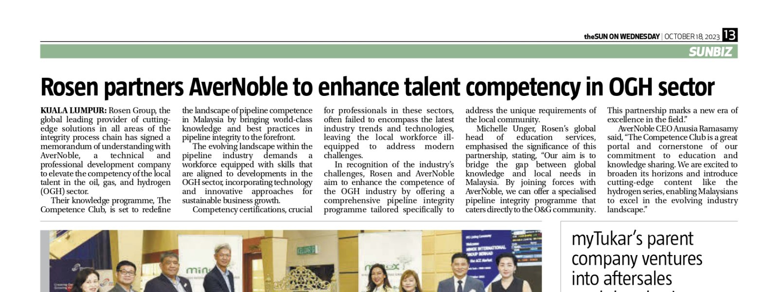 Rosen partners Avernoble to enhance talent competency